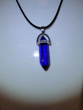 Blue  Pendulum Pendant Necklace Handcrafted Women Men Teens