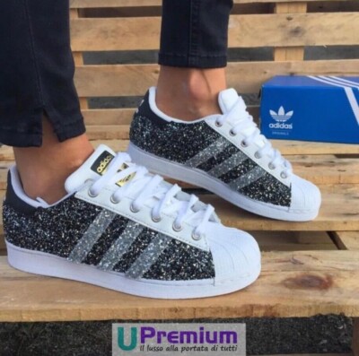 Adidas Superstar Glitter Adidas Black Glitter Shoes Adidas