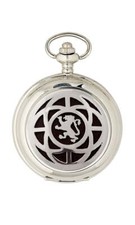 Scottish Lion Rampant Mechanical 17 Jewel Full Hunter Pocket Watch PW111M
