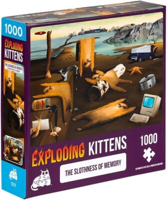 Exploding Kittens The Slothness Of Memory  1000 Pc JSP Brand New-Sealed Box!