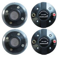 4Pcs 25MM Titanium Compression Drivers PA Speaker Screw-on Horn Driver Tweeters