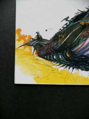 BIG WHALE Final Fantasy 4 Art Museum Card FF4 Japan Yoshitaka