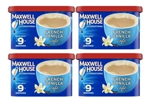 Lot 4 Maxwell House French Vanilla Café Style Instant Brew Creamer Gift FreeShip
