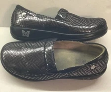 Alegria By PJ Lite Clogs KEL-532 Size 42 Black, Silver
