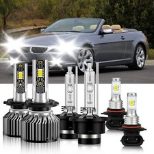 For Bmw 645ci 2004-2005 Led Hid Headlight Bulb High Low Beamfog Light 6500k Kit For Bmw 645ci 2004-2005 Led Hid Headlight Bulb High Low Beamfog Light 6500k Kit