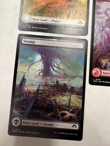 Juego básico terrestre completo de 5 horizontes modernos 3 MTG MH3 M/NM regular/no - Imagen 3 de 8