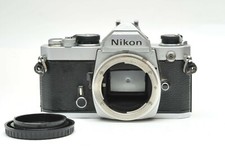 Nikon FM 35mm SLR Film Camera Black Body Chrome SN 2213609