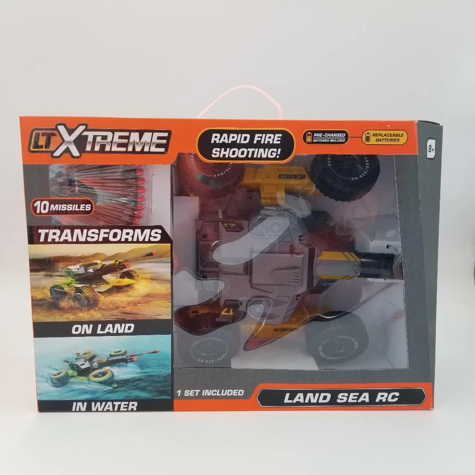 Little Tikes LTXtreme Land Sea RC 10 Missiles Rapid Fire Shooting Transformer - Image 4 of 4
