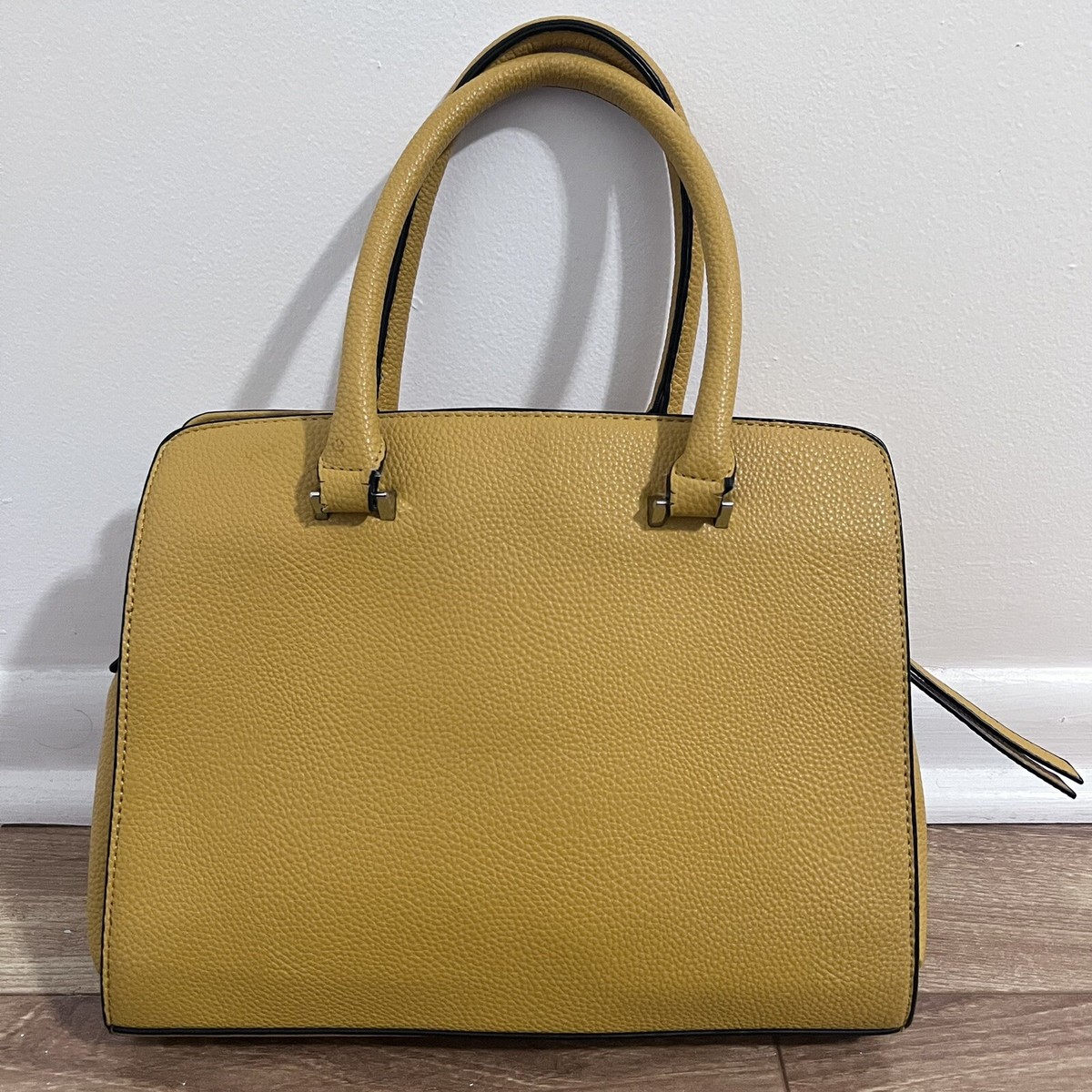 s*y様 NICENESS MADAN YELLOW 25SS Seven Days Vegan Shoulder Bag Yellow Mustard Satchel Handbag Purse