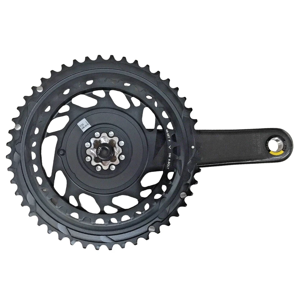 Juego de bielas de carretera SRAM Force DUB 2x12 velocidades montaje directo 48-35t 175 mm negro brillante Foto 4 de 4