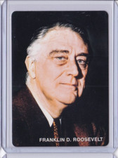 1992 Mother's Cookies United States Presidents #32 FRANKLIN D ROOSEVELT ID5