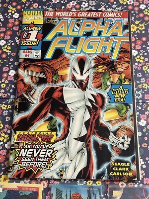 ALPHA FLIGHT #1 SCOTT CLARK COVER 1997 marvel masterpieces