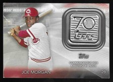 2021 Topps 70th Anniversary Logo Patch Joe Morgan Reds