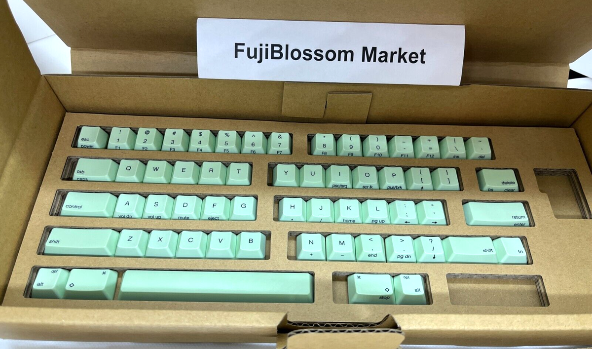 HHKB wasabi green Full Keyset Stamped - SEALED Replacement key