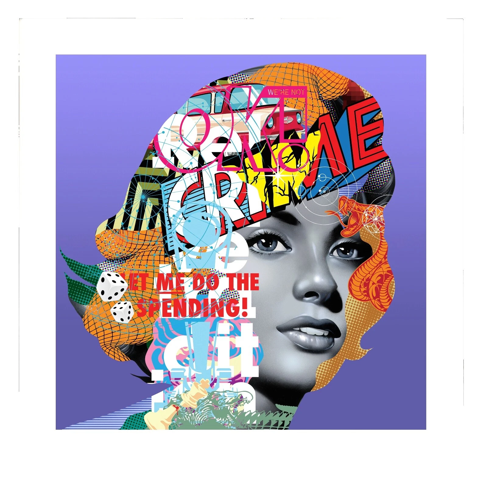 Бумажные граффити художественные гравюры