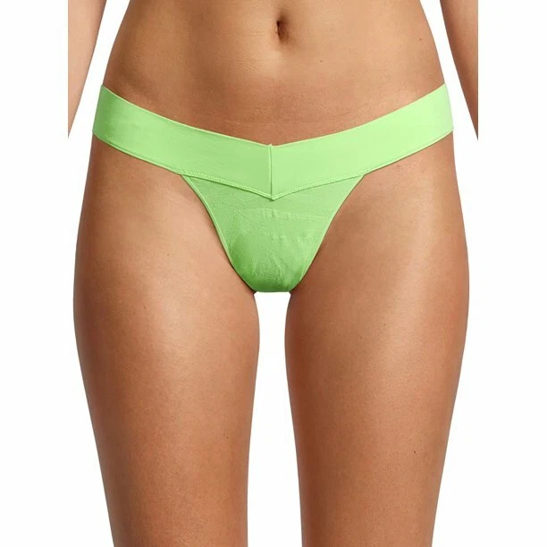 No Boundaries Women's Seamless V-Thong Panties Size 3XL Bright