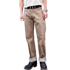 Red Tornado 18OZ Men Relaxed Fit Jeans Selvedge Denim Pants Straight Jeans 634s