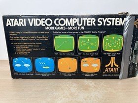 Atari CX-2600 Console in Original In Box w/ Manual, Controllers, Paddles - WORKS