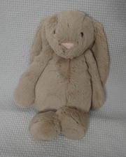 Jellycat London Soft Beige Bashful Bunny 12" Stuffed Plush Rabbit Animal Plushie