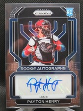 PAYTON HENRY 2022 PRIZM ROOKIE AUTO MARLINS