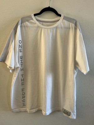 Star Wars One With The Force Ashley Eckstein Reflective White T-Shirt Mens
