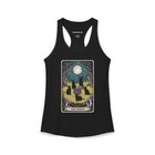 Witchy Black Cats Racerback Tank Top, Coven Womens Halloween Fall Goth Tops