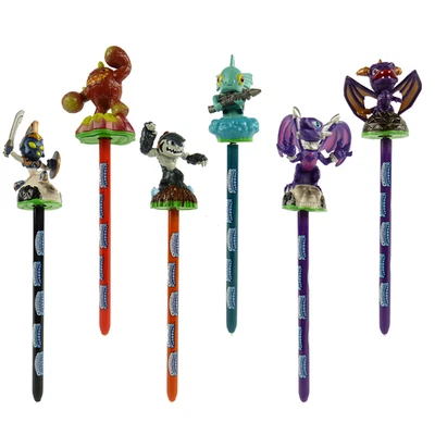 Nintendo DS 3DS Skylanders Bobble Stylus Touch Pen Stift Multipack 6 Figuren - Bild 1 von 4