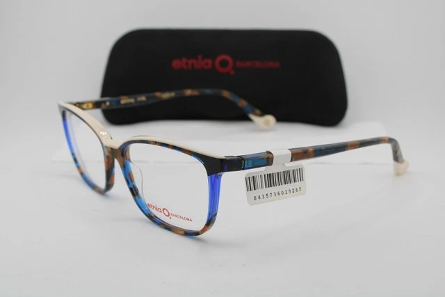 Lunettes Etnia Barcelona Belgrade – Violet/Turquoise Sans Monture, Neuves