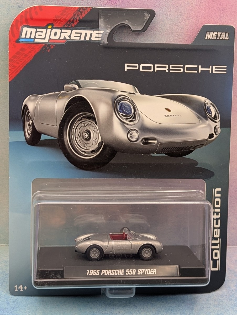 ミニカー Porsche 550 Spyder majorette 1955 PORSCHE 550 SPYDER ☆ silver ☆ Porsche Collection