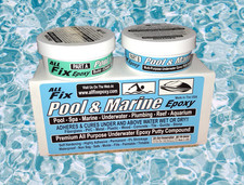 All Fix H2O Pool Repair Epoxy Putty Waterproof Underwater Leak Concrete Cracks
