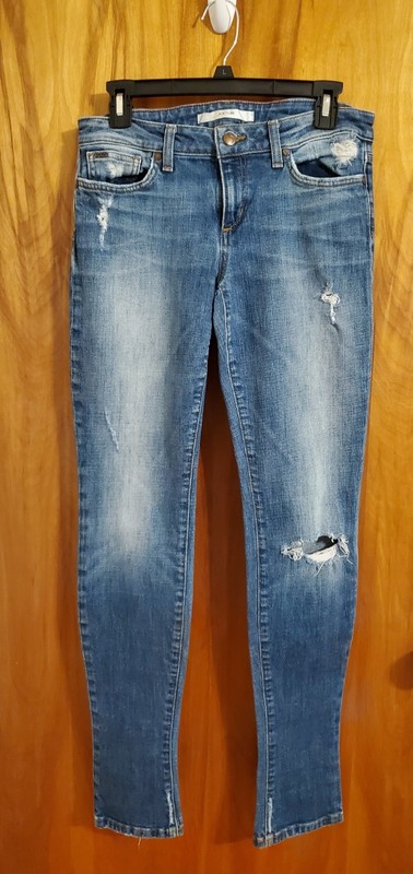 joes jeans Chelsea,  Skinny Ankle, Midrise, Distressed, Grunge S 28