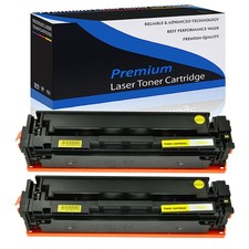 2PK Yellow CF502A 202A Toner cartridge For HP LaserJet Pro M254dw M254nw Printer