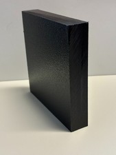 HDPE Marine Board Plastic Sheet - 3/4" Thick 19mm - Black - 14" x 18"