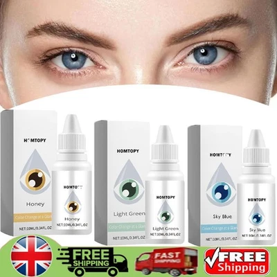 10ml Color Changing Eye Drops, Change Eye Color #Honey #Light Green #Sky Blue