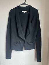 Loft by Ann Taylor Sweater, Black ,Size Medium, Wool/Acrylic Blend