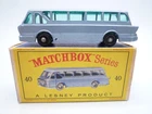 VINTAGE MATCHBOX LESNEY No.40b LEYLAND TIGER COACH IN ORIGINAL BOX 1961