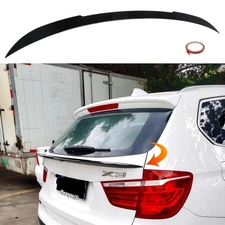FIT FOR BMW X3 F25 28i/ 28d/ 35i 2011-2017 GLOSS BLACK REAR TRUNK MIDDLE SPOILER