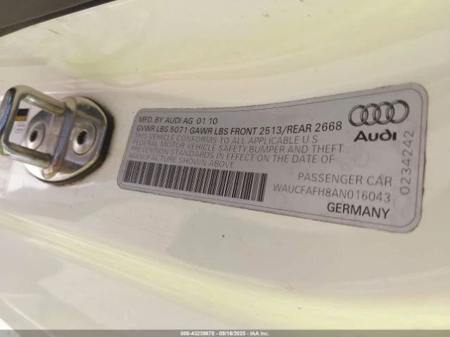 SOLA REPOSABRAZOS DELANTERO SOLO compatible con AUDI A5 446729 08-17 Foto 2 de 4