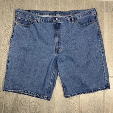 Levi's 469 Shorts Men's 50 Blue Loose Jean