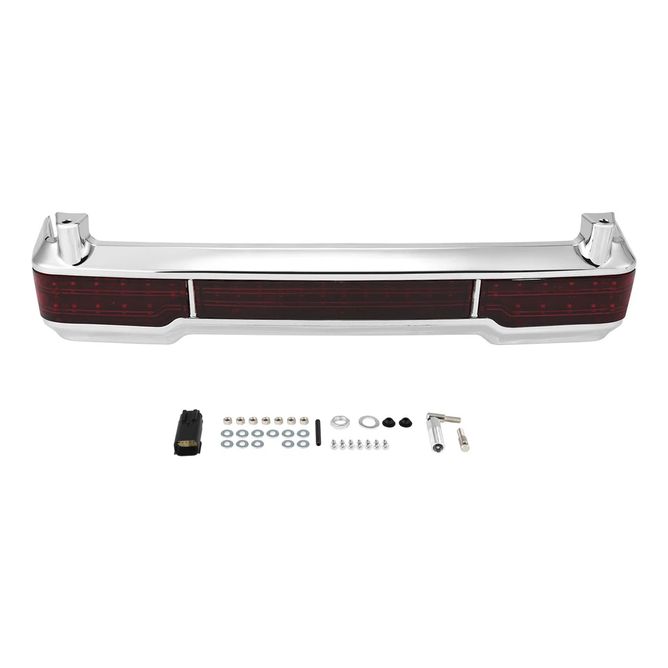 Luz de freio traseira de LED ajuste para Harley Touring Road Glide 1997-13 - Imagem 2 de 4