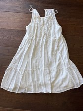Xhilerqtion Teen Medium White Beach Lace Dress Vguc 