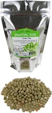 Organic Dried Green Pea Sprouting Seed - 1 Lb - Handy Pantry Brand - Green Pea
