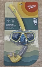 Speedo Comfortable Exploration Set Kids Age 3-8 Mask Snorkel Set New Sealed A31