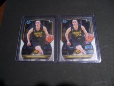 22-23 Bowman University  2 card RC lot- Caitlin Clark