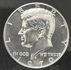 1970-S Kennedy Half Dollar Direct From Proof Set - 40% Silver!