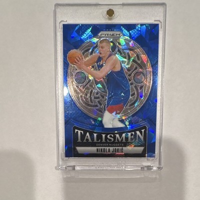 Panini Prizm 2024-25 Talismen Nikola Jokić #7 Blue Ice Prizm /125