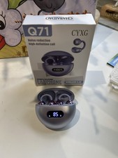 🎧 Écouteurs Sans Fil de Sport à Clip – Violet Brillant (Neuf)