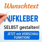 Aufkleber Wunschtext Schriftzug Sticker Kleber selbst gestalten