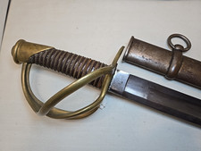 1846 Ames Civil War Model 1840 Cavalry Sword Saber w/Scabbard