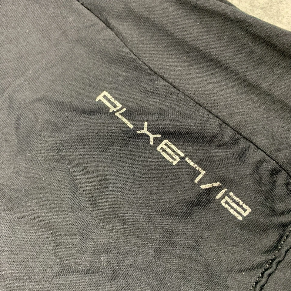 Camisa activa RLX Ralph Lauren negra de malla de rendimiento cuello redondo manga larga talla S Foto 3 de 4